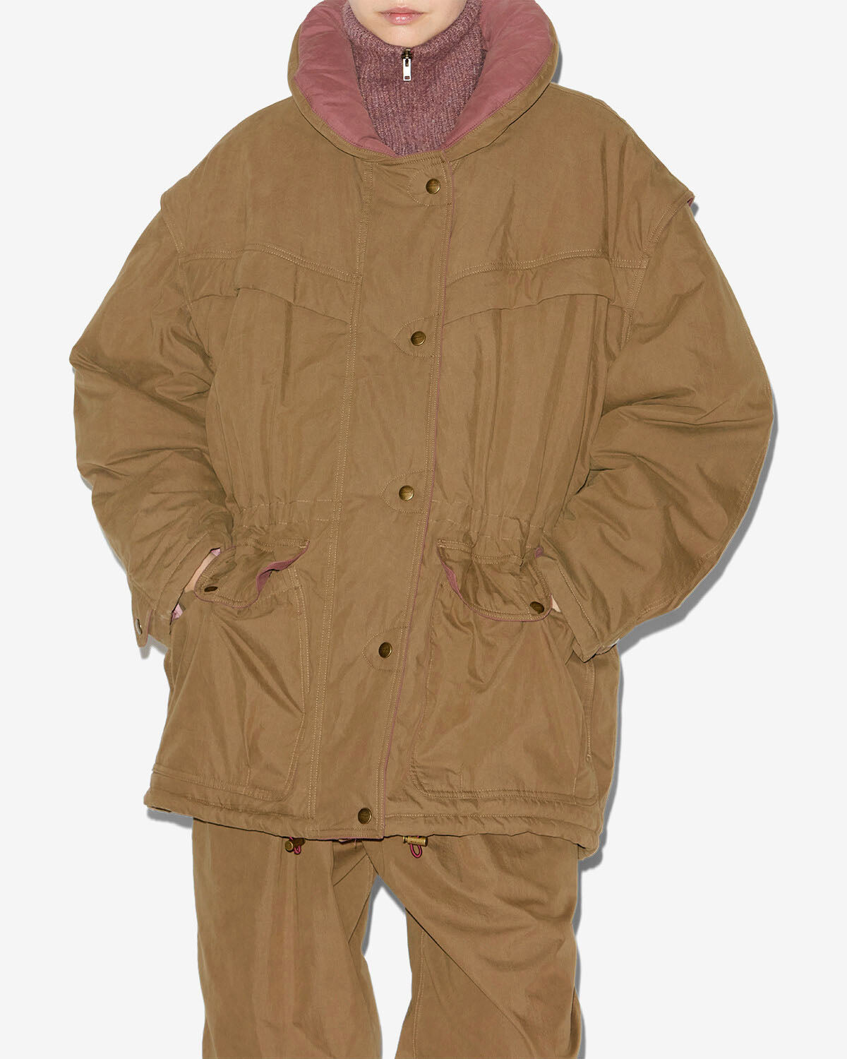 Damone coat Woman Khaki 4