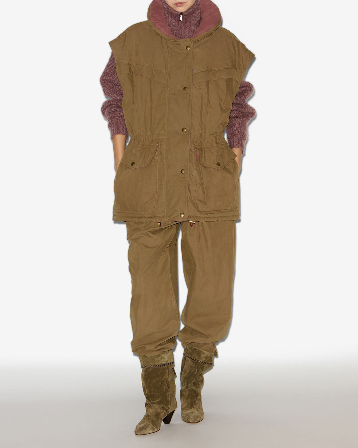 Cappotto damone Woman Cachi 7