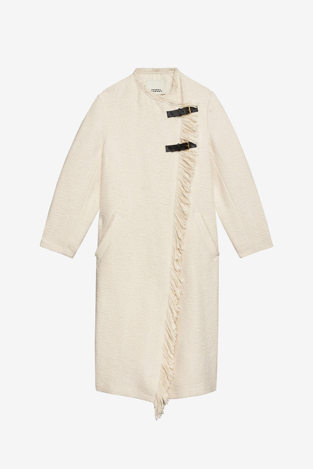 Cappotto gameia in cotone e lino - Ecru - Woman - 1