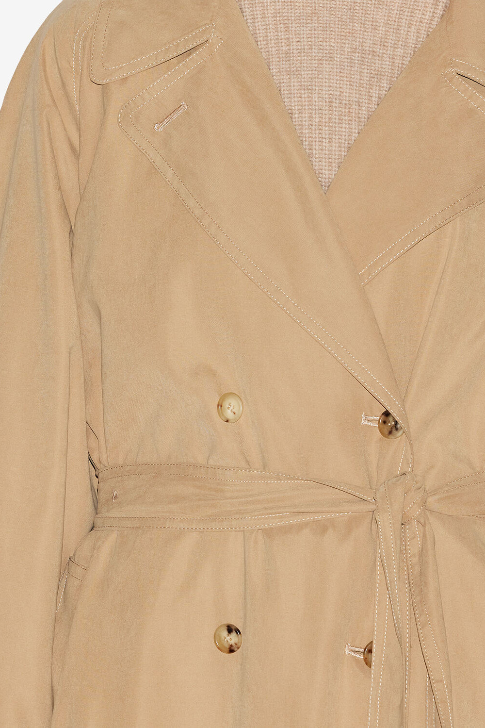 Cappotto trench fluido elea - Beige - Woman - 3
