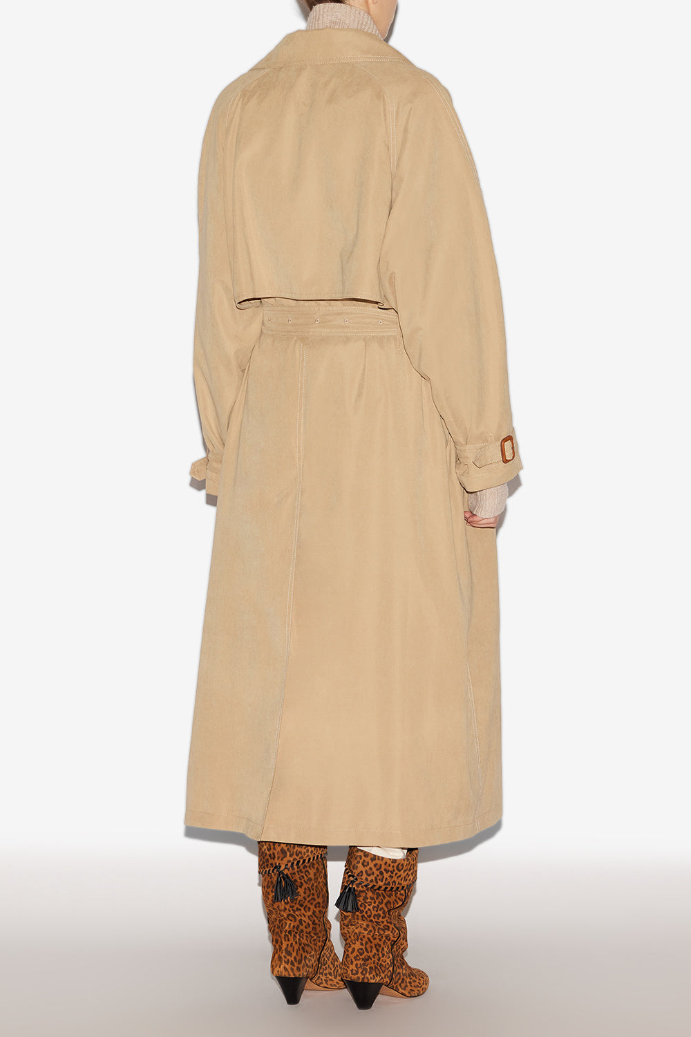 Cappotto trench fluido elea - Beige - Woman - 4