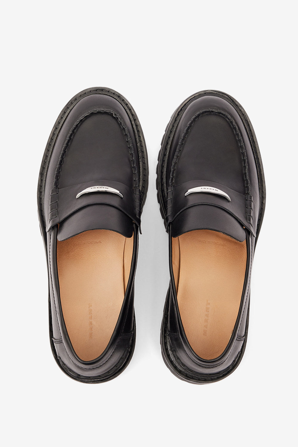 Mocassins frezzah en cuir de veau  - Noir - Man - 4