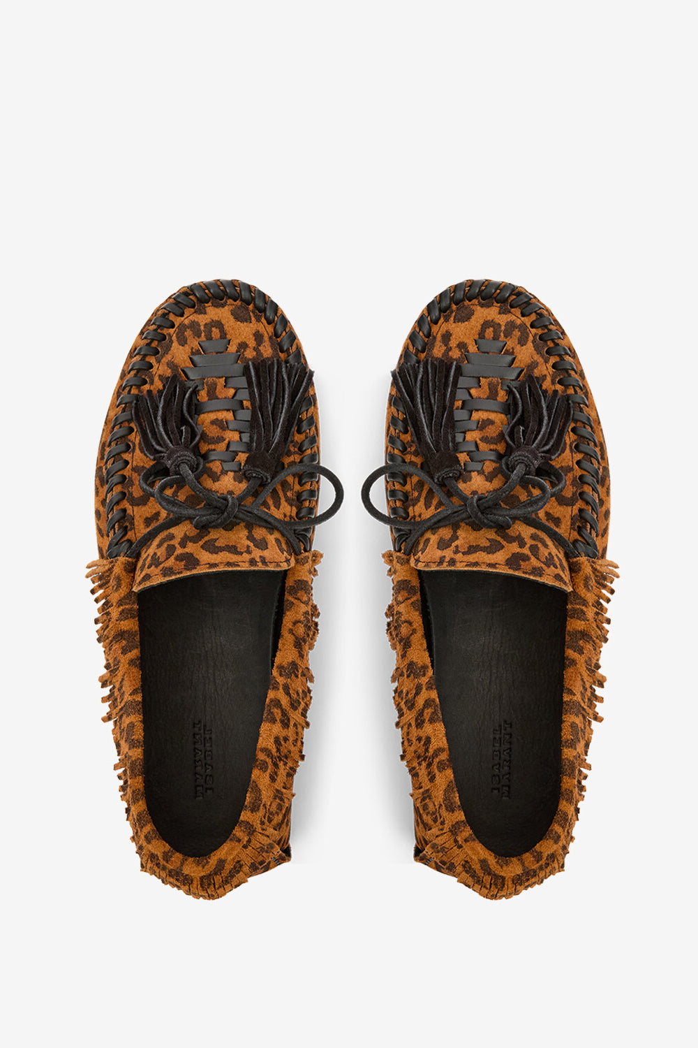 Mocassins en cuir imprimé fitza - Léopard - Woman - 4