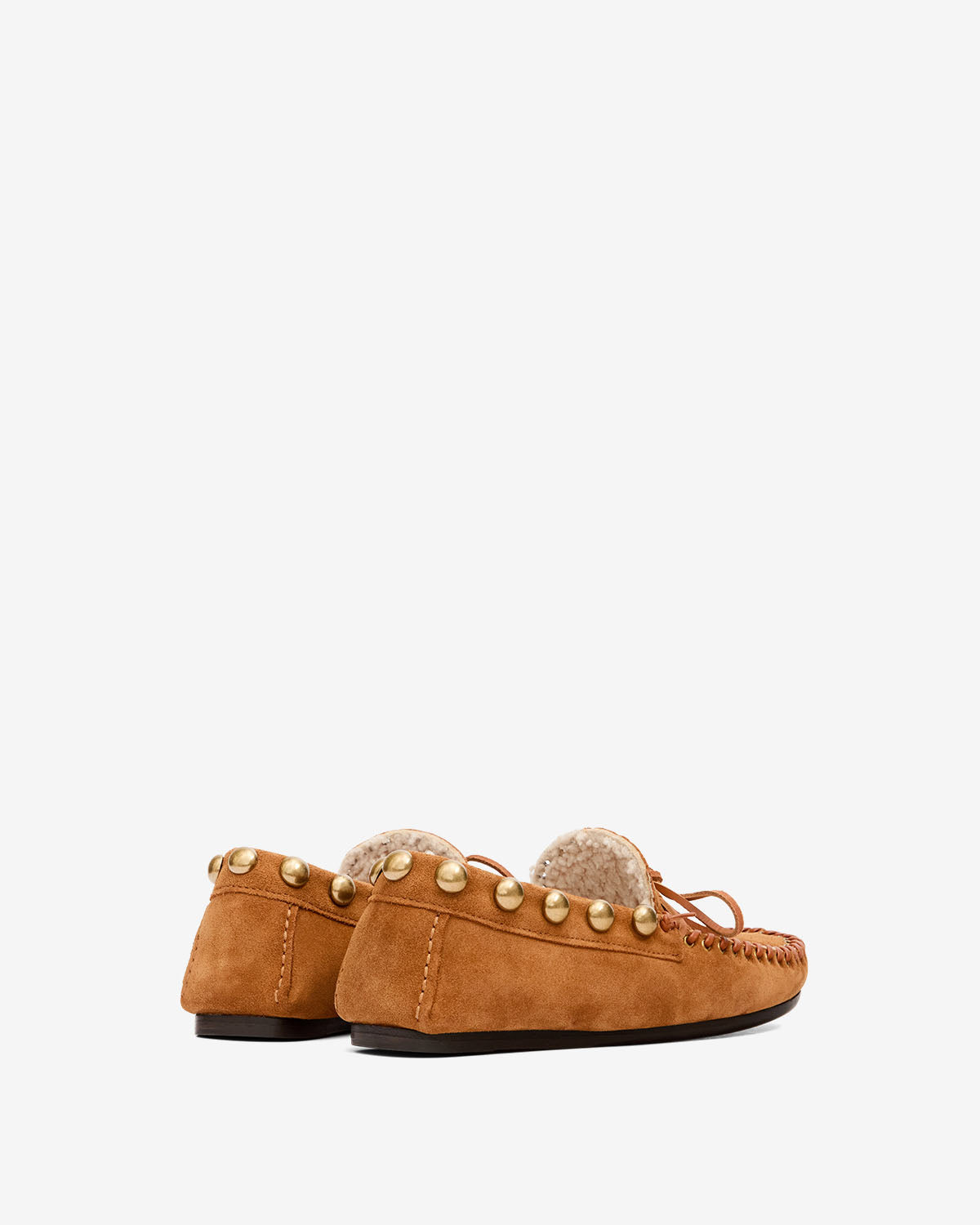 Mocassini fitza in pelle foderata - Cognac-gold - Woman - 2