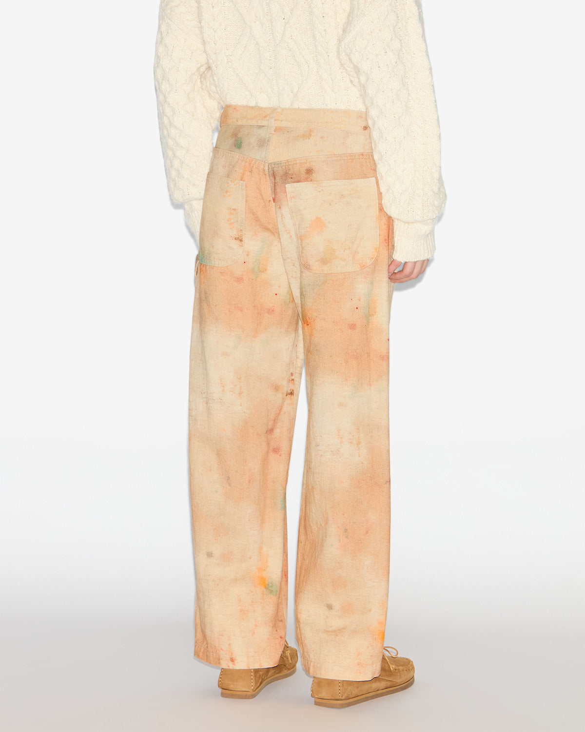 Pantaloni pablo in denim colorato - Beige - Man - 4