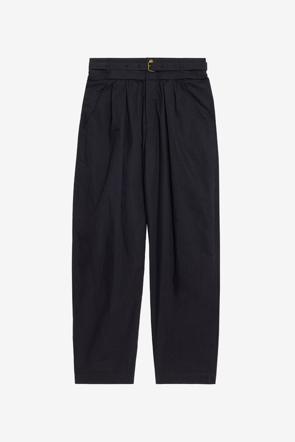 Pantaloni stile militare celia in cotone - Nero lavato - Woman - 1