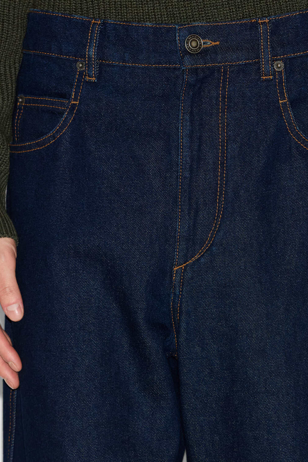 Jean jameson large en denim brut  - Foncé nuit - Man - 3