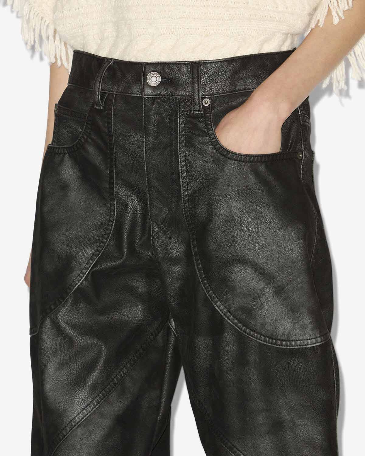 Kelvina faux leather pants - Black - Woman - 2