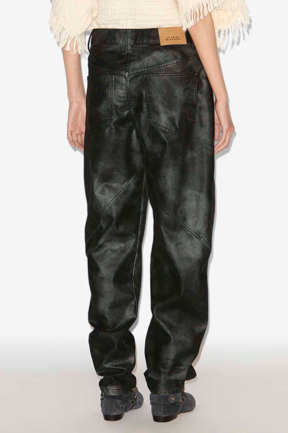 Kelvina faux leather pants - Black - Woman - 5
