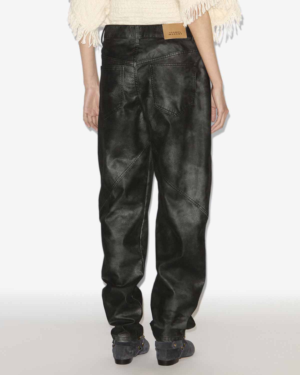 Kelvina faux leather pants - Black - Woman - 4