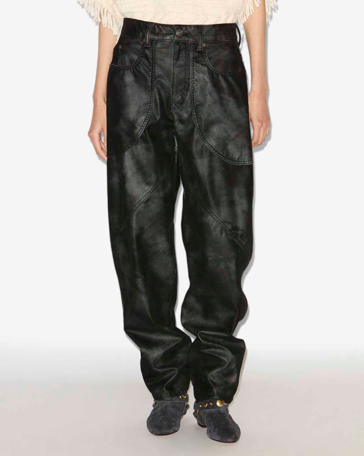 Kelvina faux leather pants - Black - Woman - 3