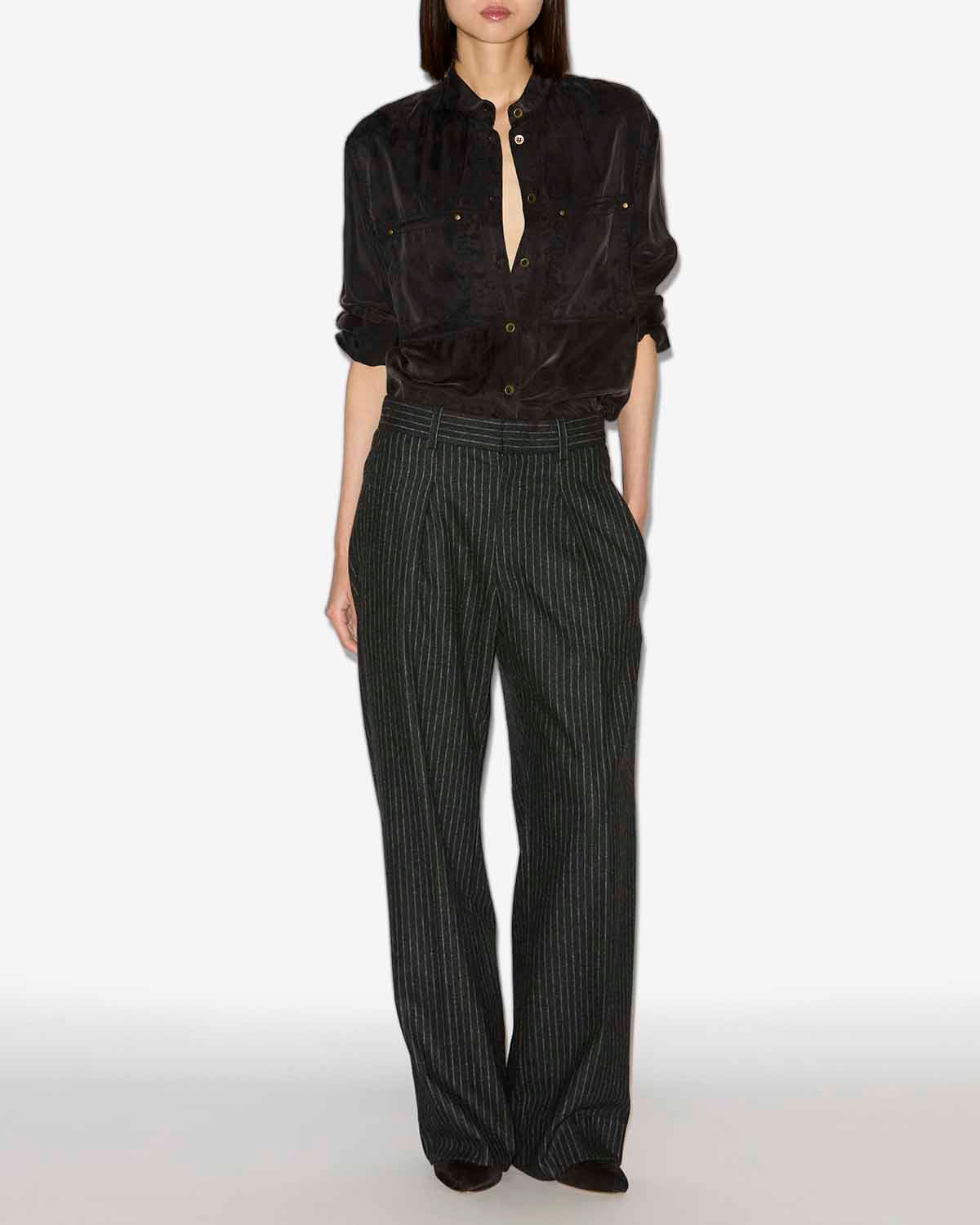 Lisetta パンツ Woman Anthracite 4