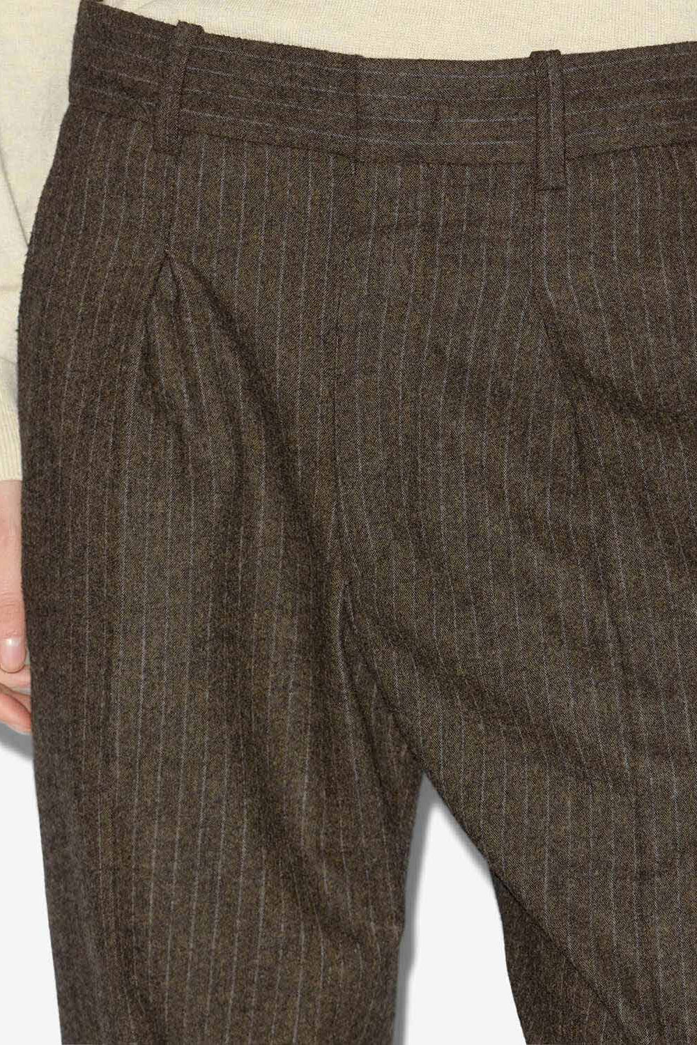 Lisetta wool suit pants - Dark bronze - Woman - 3
