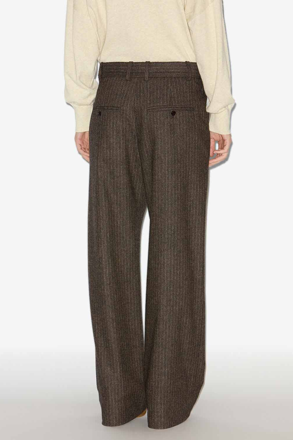 Lisetta wool suit pants - Dark bronze - Woman - 5
