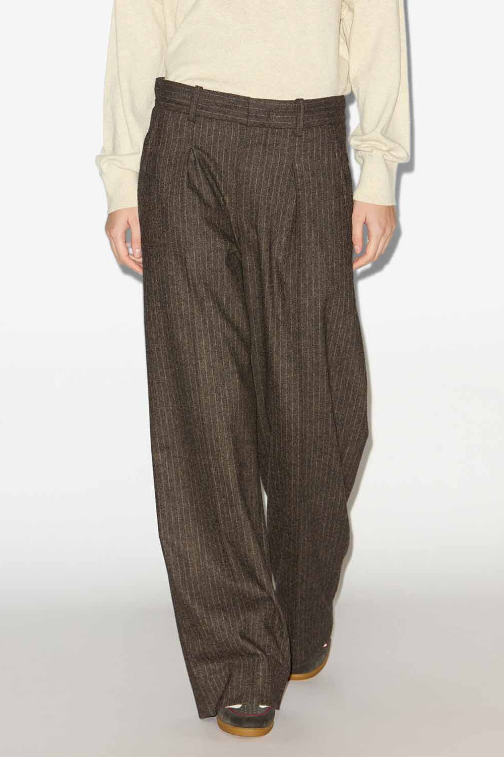 Lisetta wool suit pants - Dark bronze - Woman - 4
