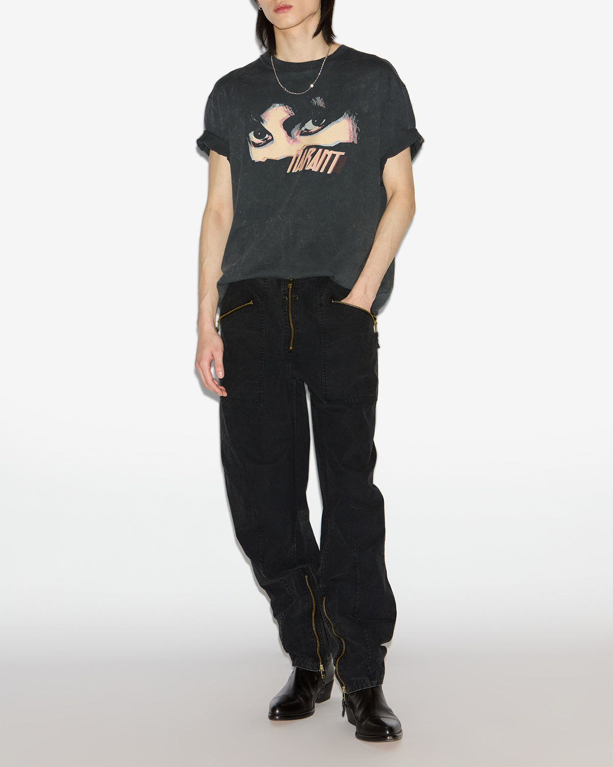 Tils cotton pants - Black - Man - 1