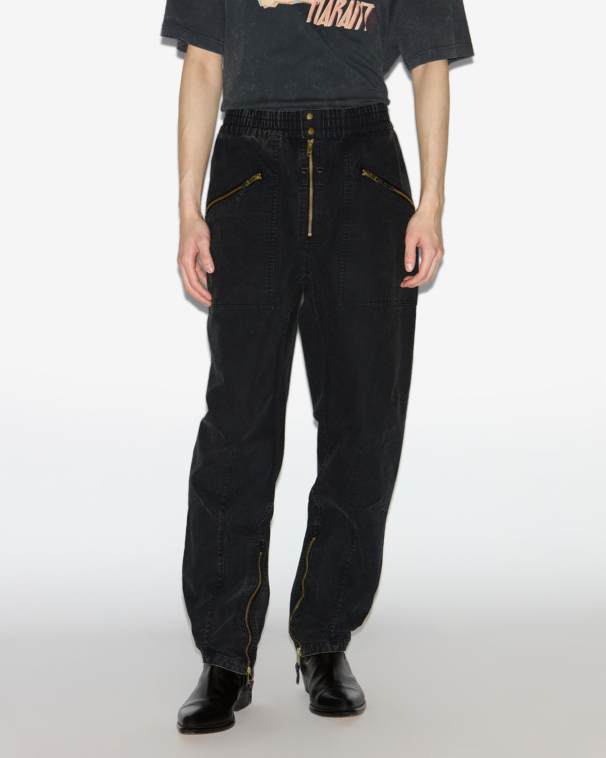 Tils cotton pants - Black - Man - 3