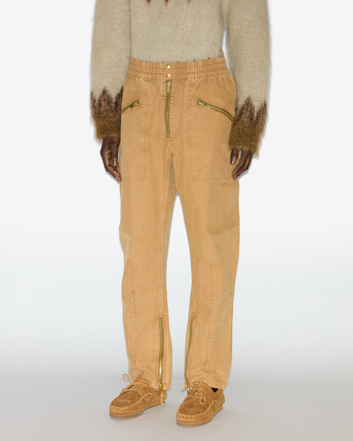 Pantalon tils en coton - Bronze - Man - 3