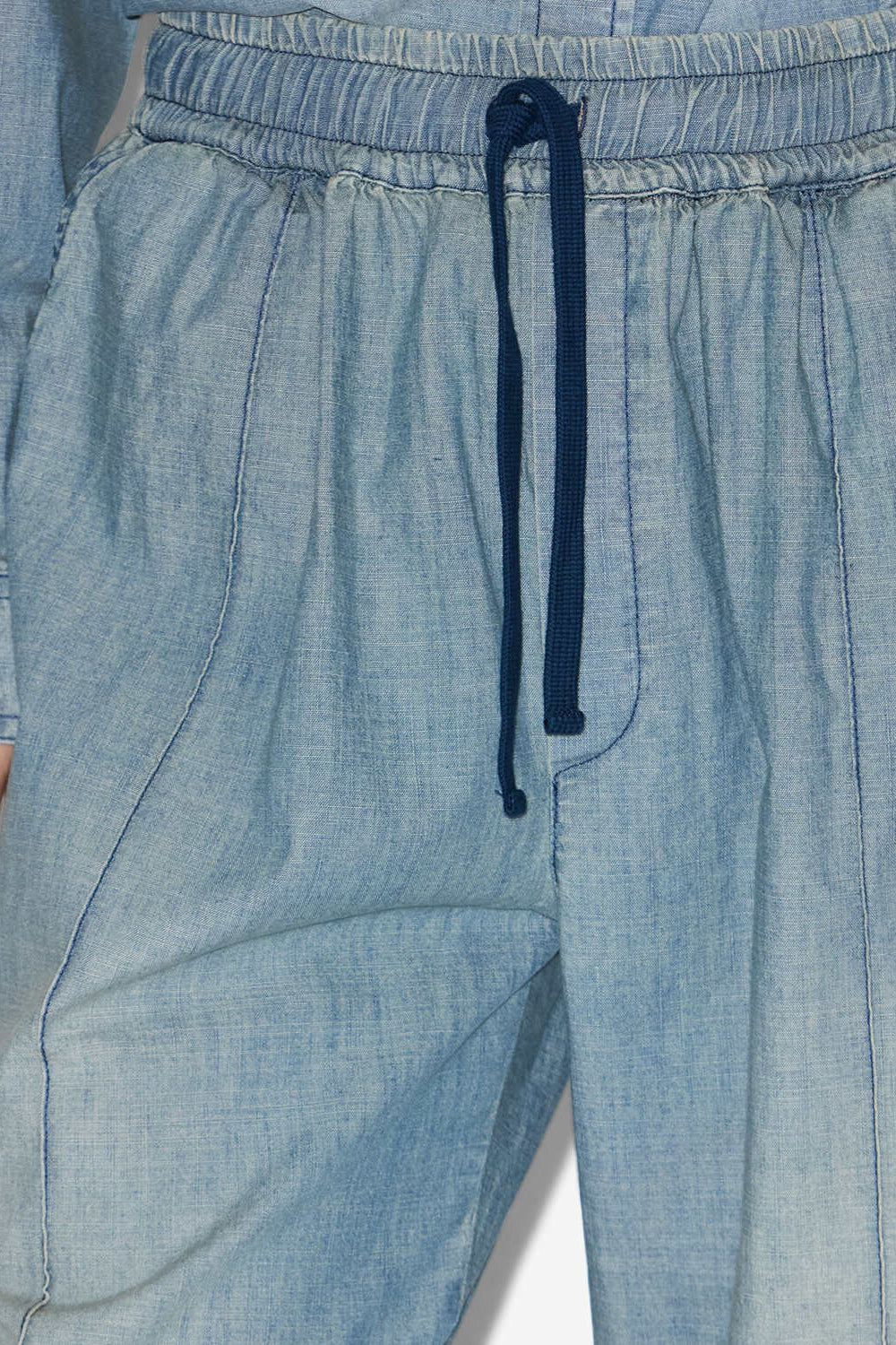 Catalia flowing chambray pants - Blue - Woman - 3