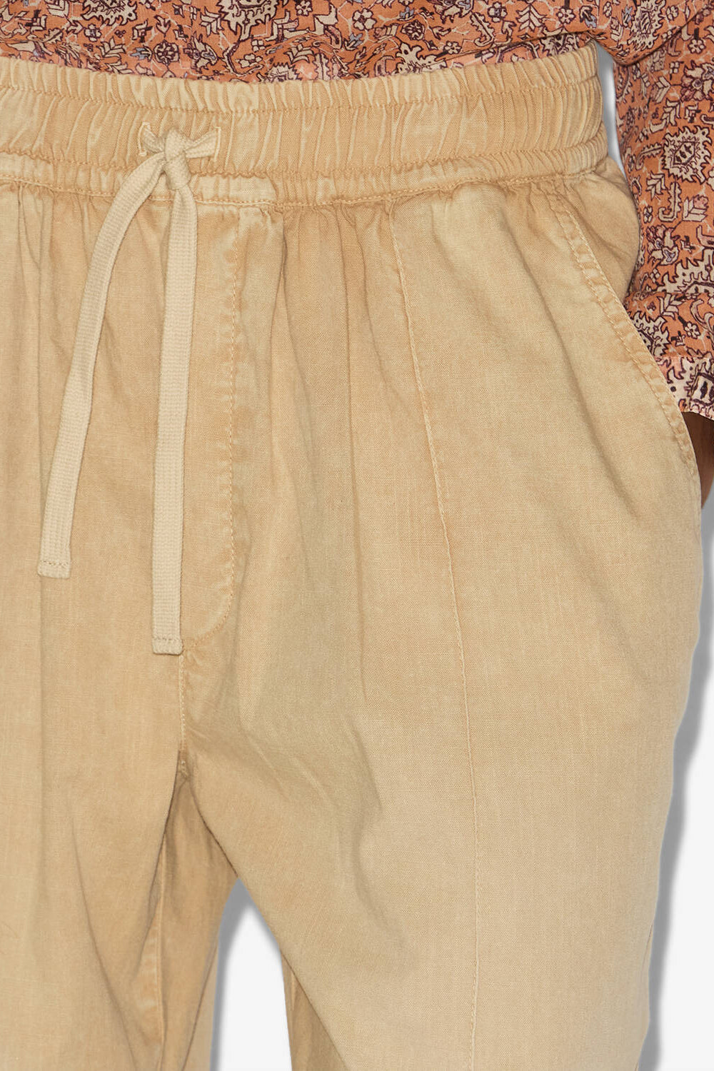 Catalia flowing chambray pants - Beige - Woman - 3