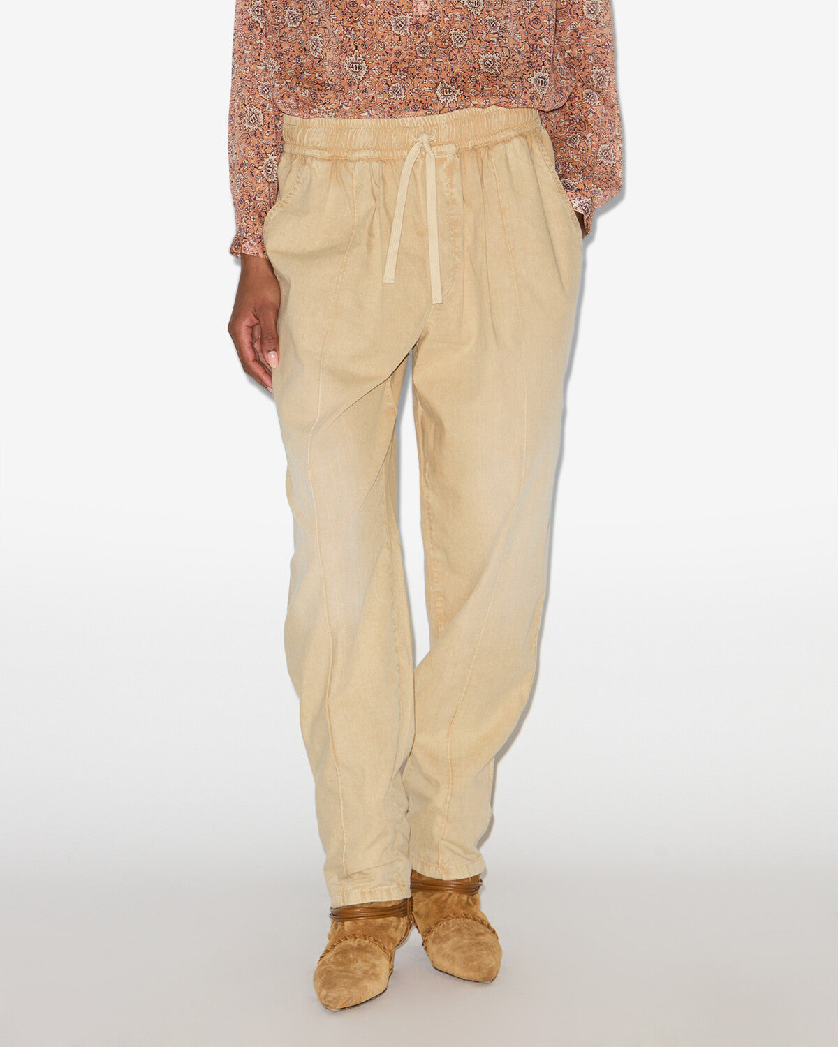 Pantaloni catalia Woman Beige 4