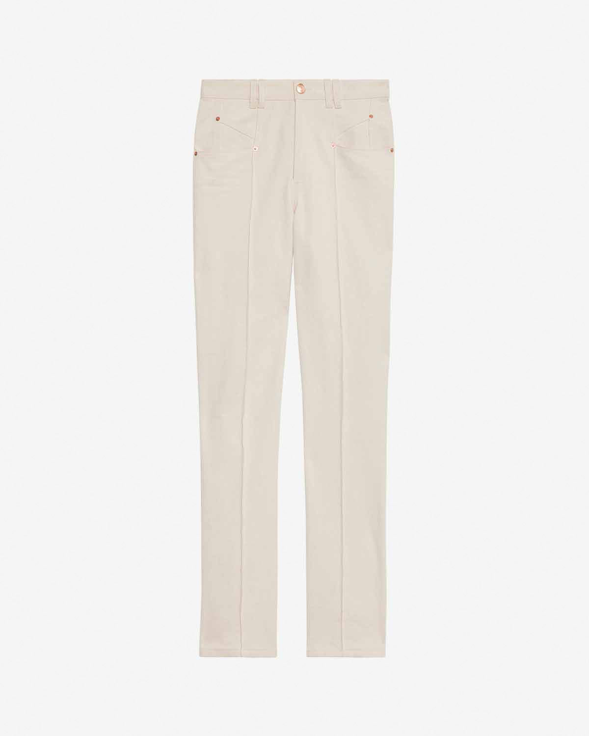 Pantalon lirokae Woman Écru 4