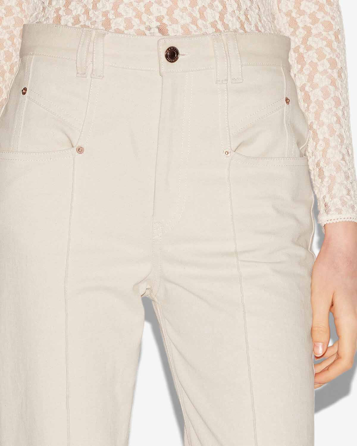 Pantalon lirokae Woman Écru 4