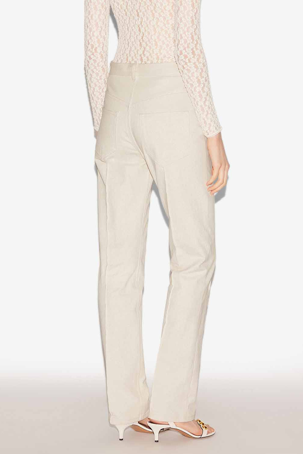 Jean lirokae en denim  - Écru - Woman - 5