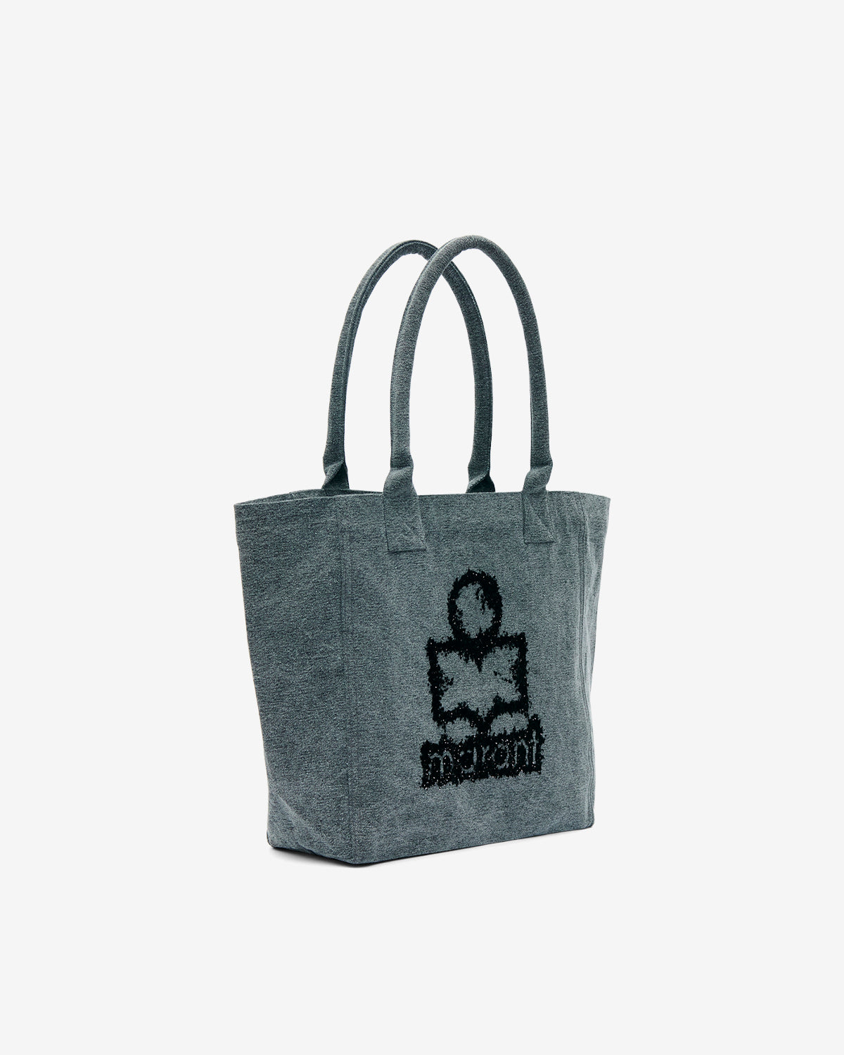 Sac small yenky en coton délavé à logo - Gris - Woman - 4