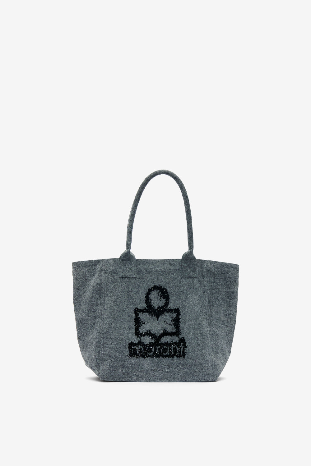Yenky ウォッシュコットン ロゴ入り スモールバッグ - グレー - Woman - 1