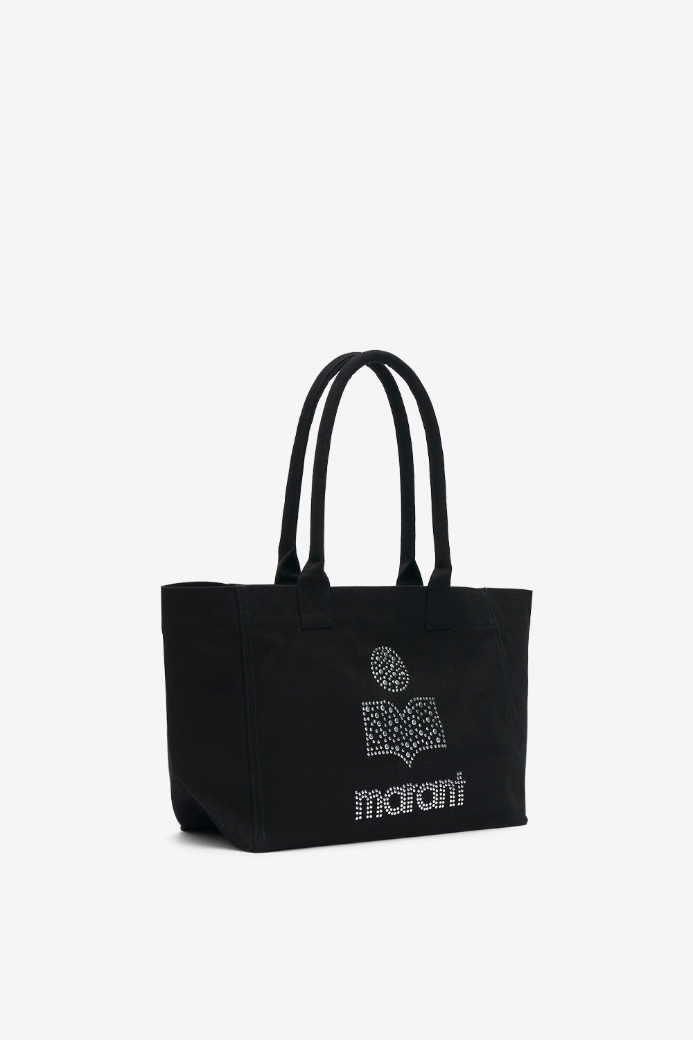 Yenky ウォッシュコットン ロゴ入り スモールバッグ - ウォッシュドブラック - Woman - 5