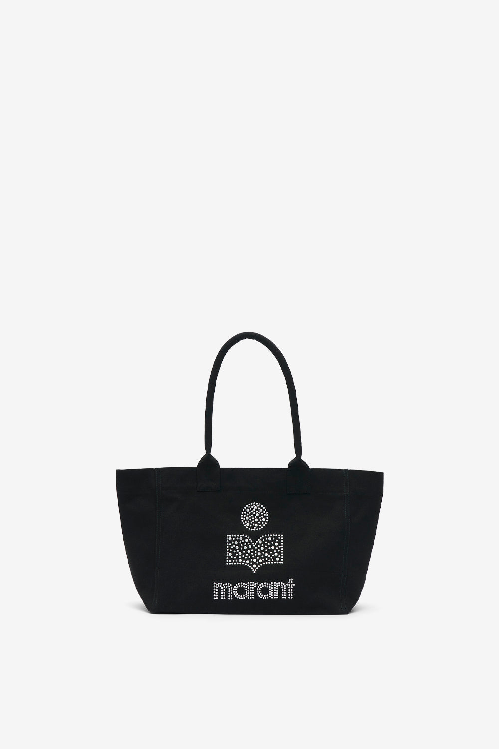 Yenky ウォッシュコットン ロゴ入り スモールバッグ - ウォッシュドブラック - Woman - 1