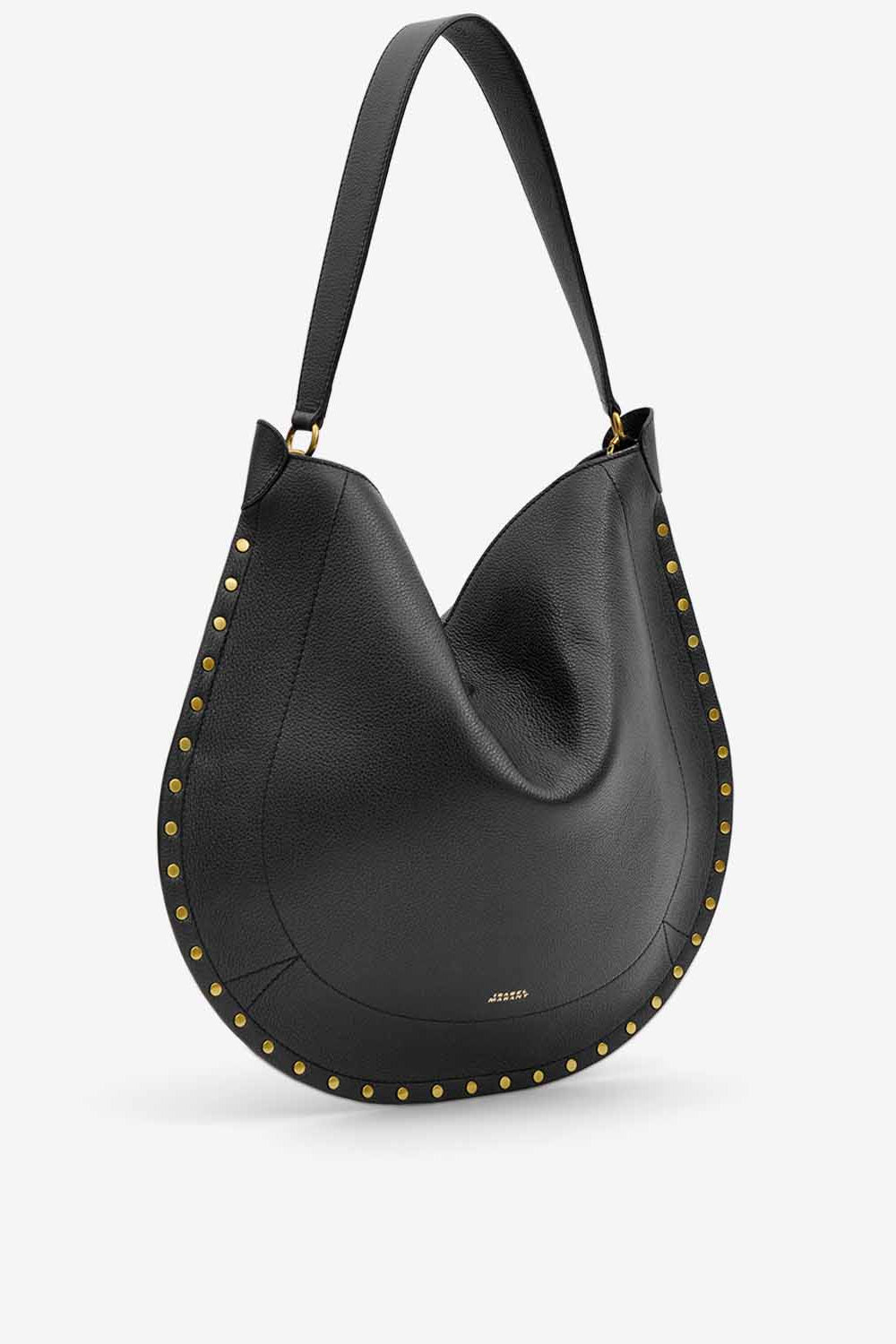 Sac oskan hobo soft en cuir de veau grainé   - Noir - Woman - 5