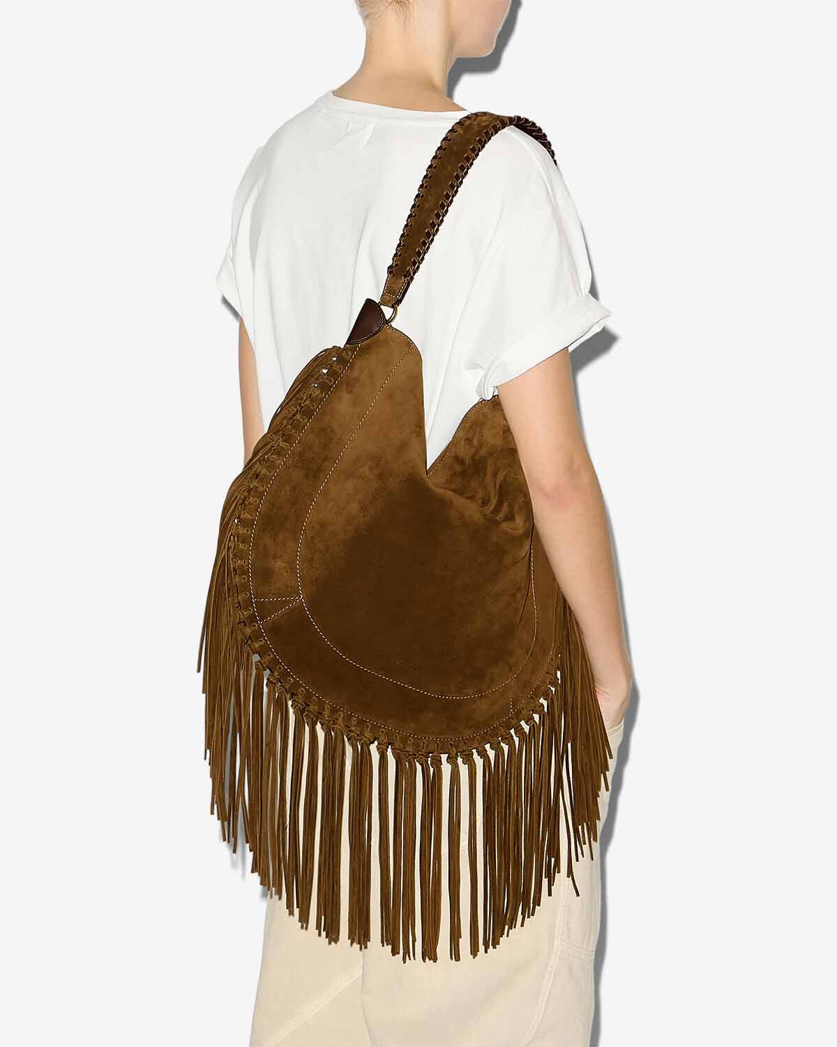 Oskan hobo soft bag Woman Bronze 2