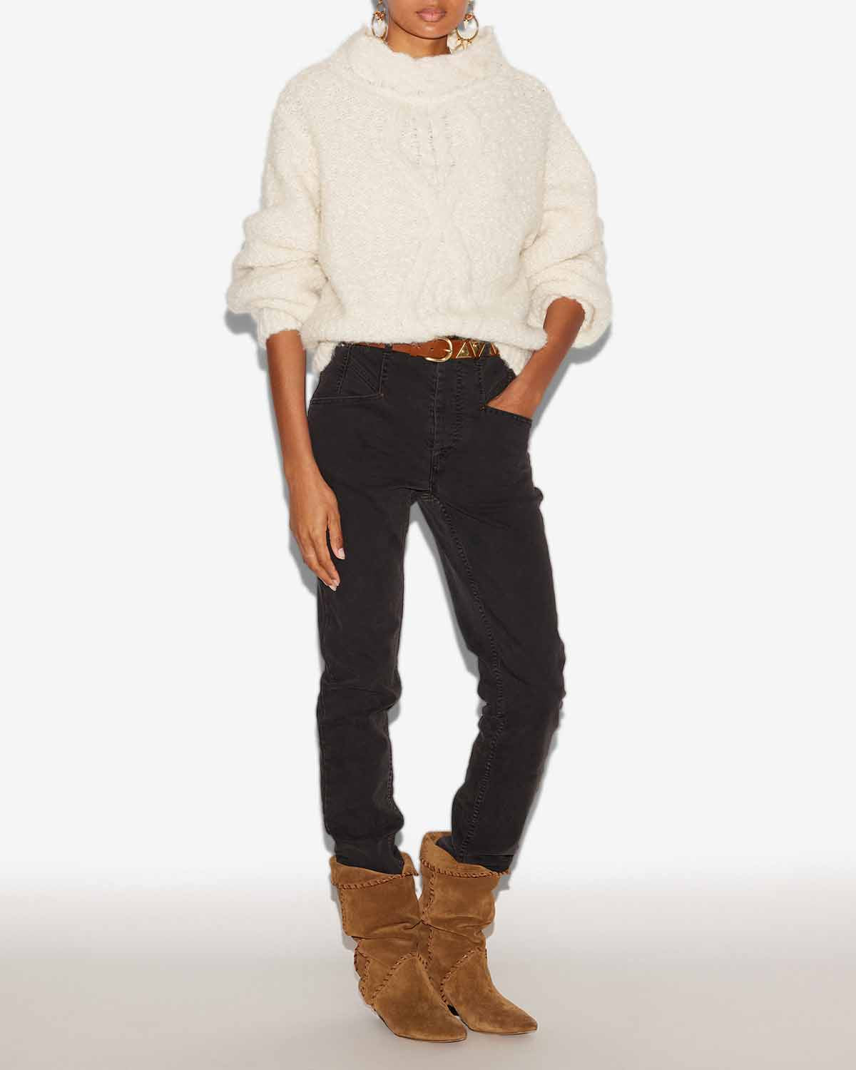 Pull romane Woman Écru 4