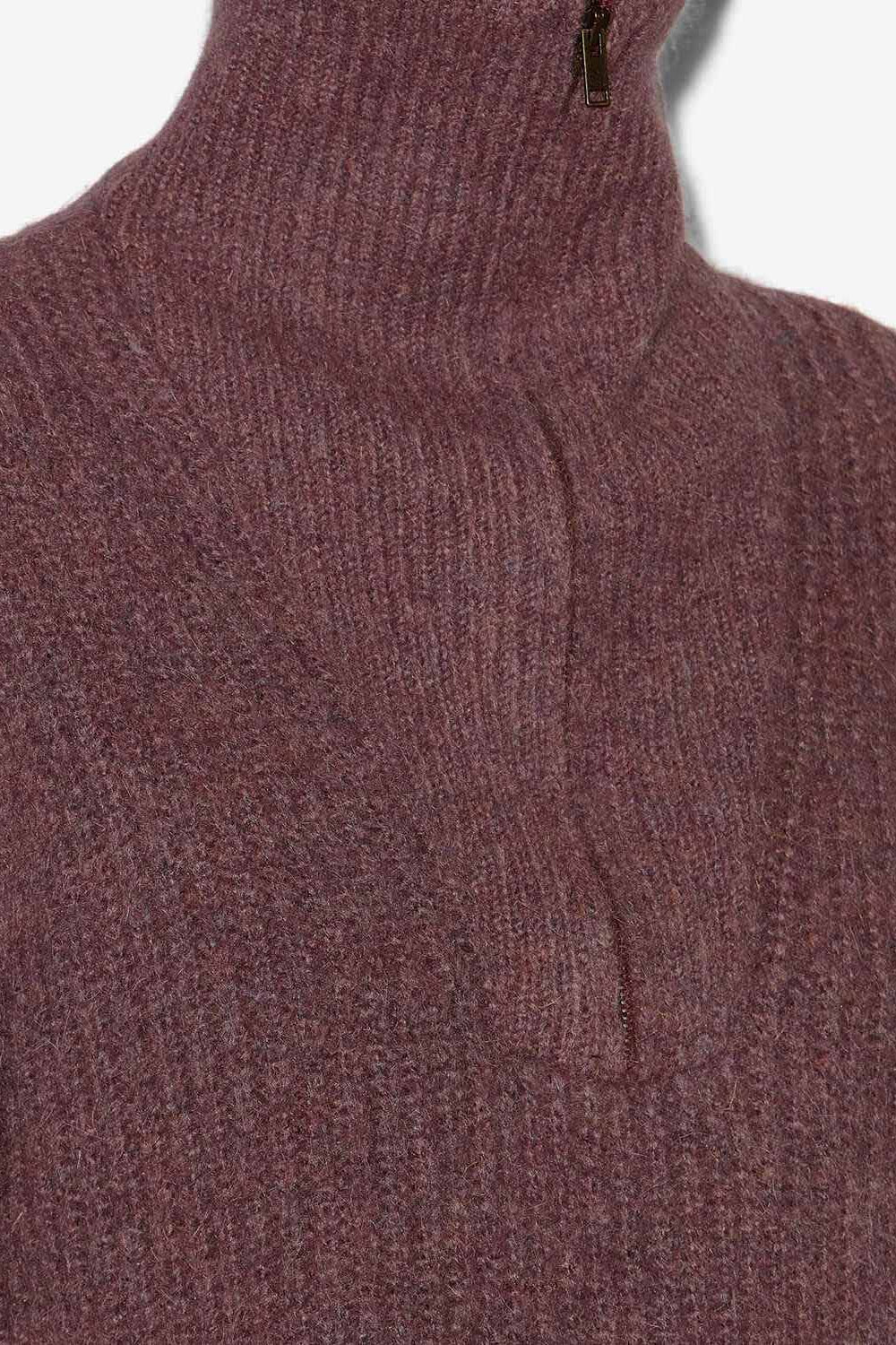 Pull à col camionneur danita en maille - Rose - Woman - 3