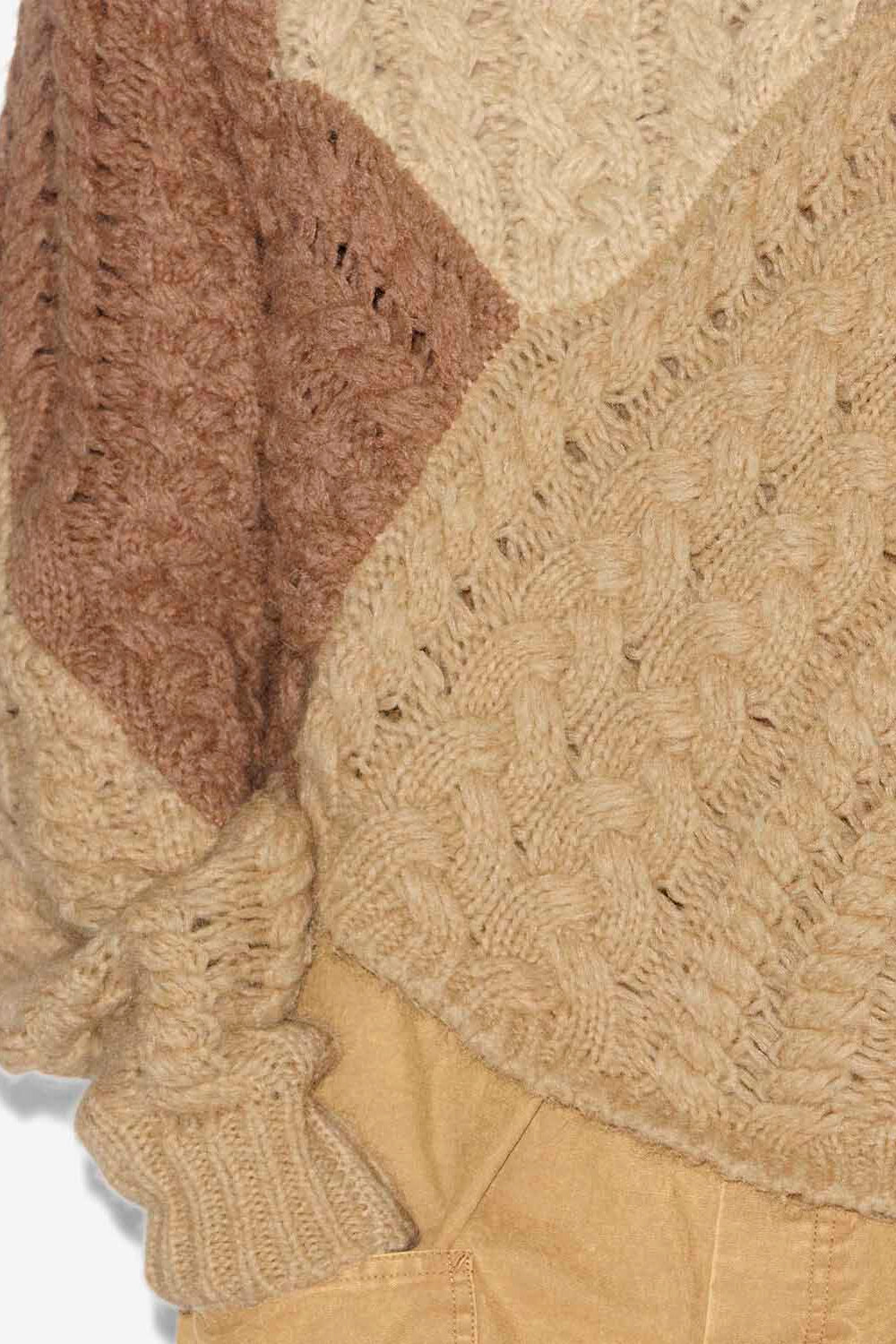 Pull daryl en patchwork  - Beige - Woman - 3