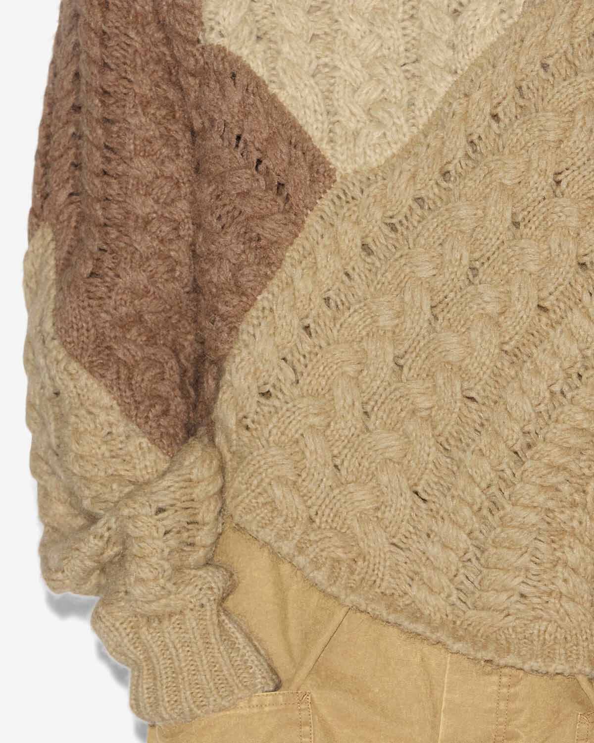 Pull daryl en patchwork  - Beige - Woman - 2