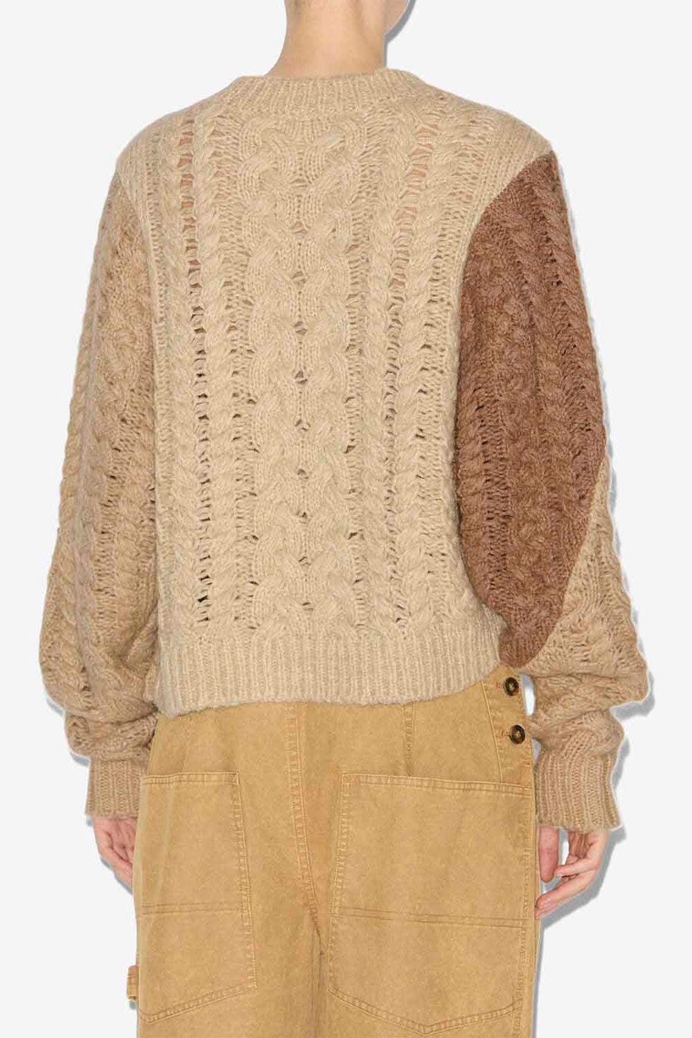 Pull daryl en patchwork  - Beige - Woman - 5