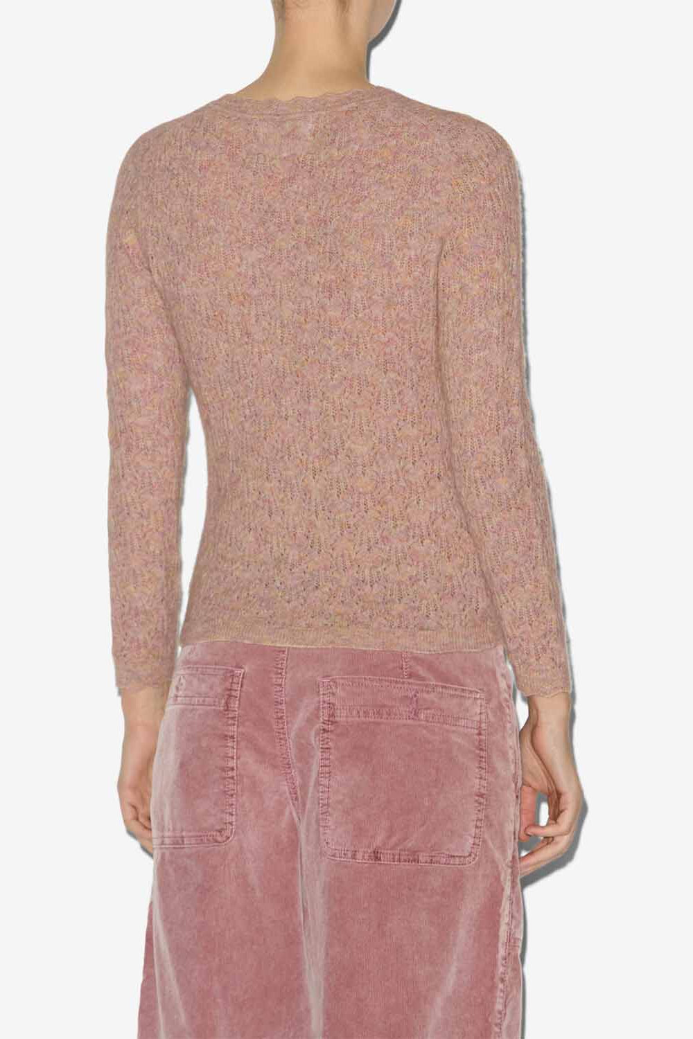 Maglione obeline in pizzo - Multicolor beige - Woman - 5