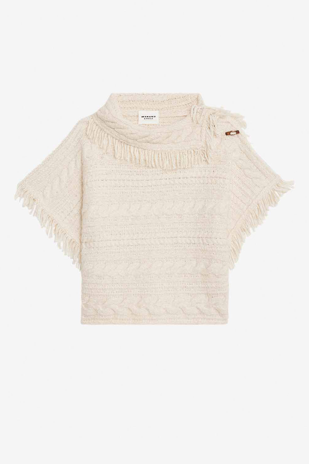 Blanche cable knit sweater - Ecru - Woman - 1