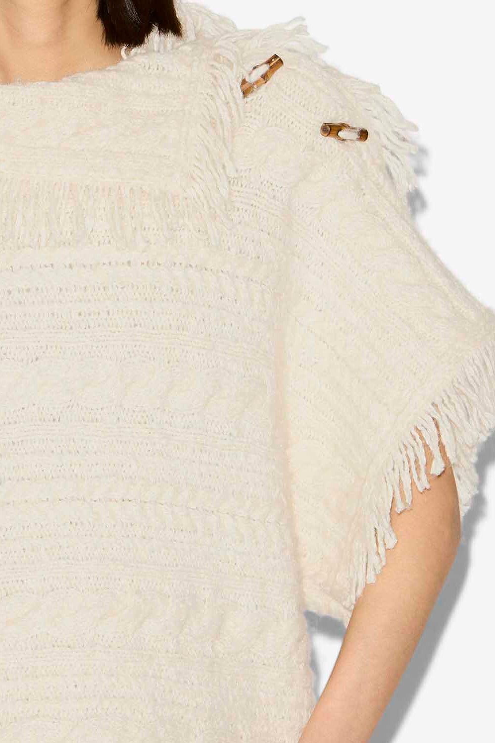 Blanche cable knit sweater - Ecru - Woman - 3