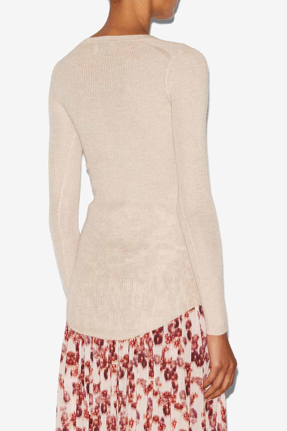Idite silk and cashmere sweater - Beige - Woman - 5