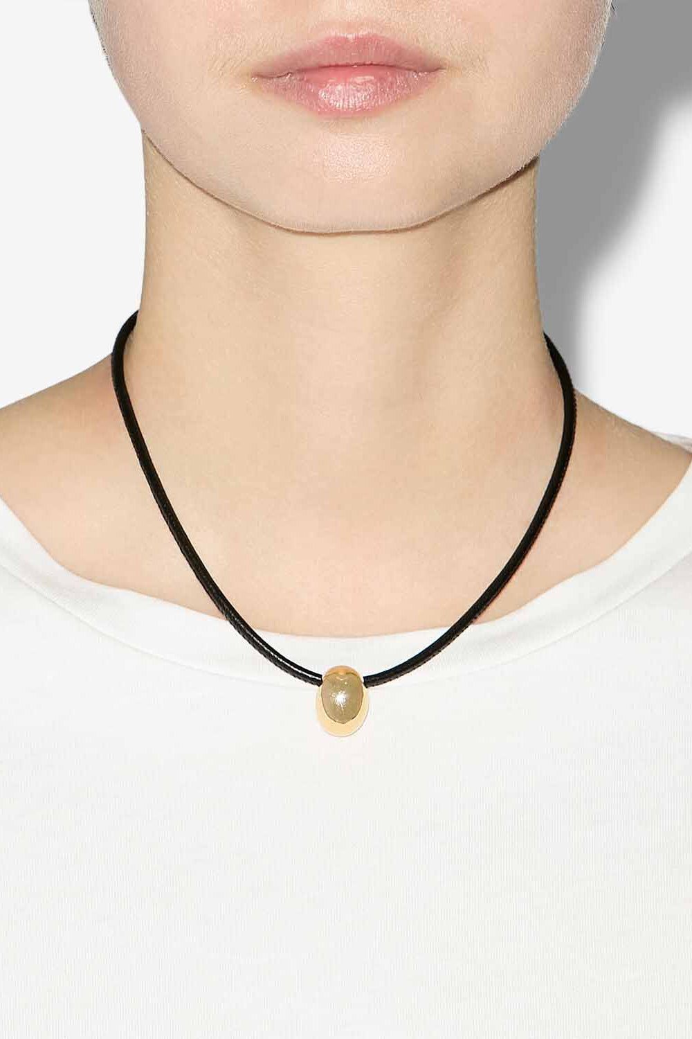 Ras du cou new crescent avec perle - Noir - Woman - 2