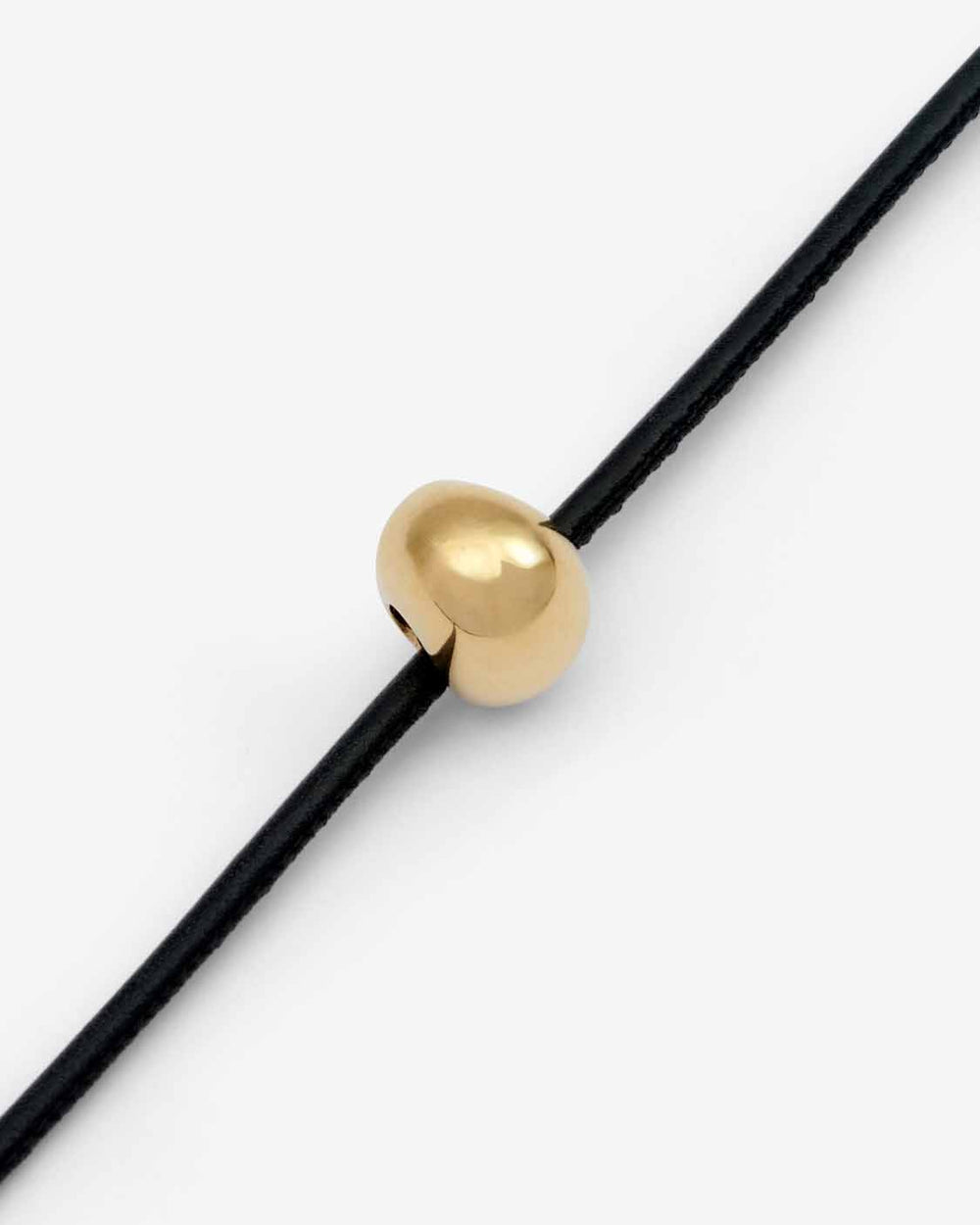 Halsband new crescent mit perle - Schwarz - Woman - 3