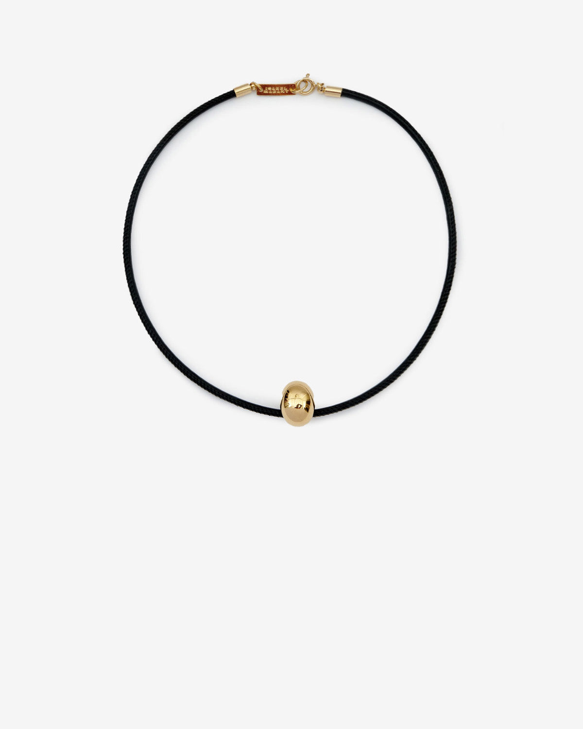 Halsband new crescent mit perle - Schwarz - Woman - 1