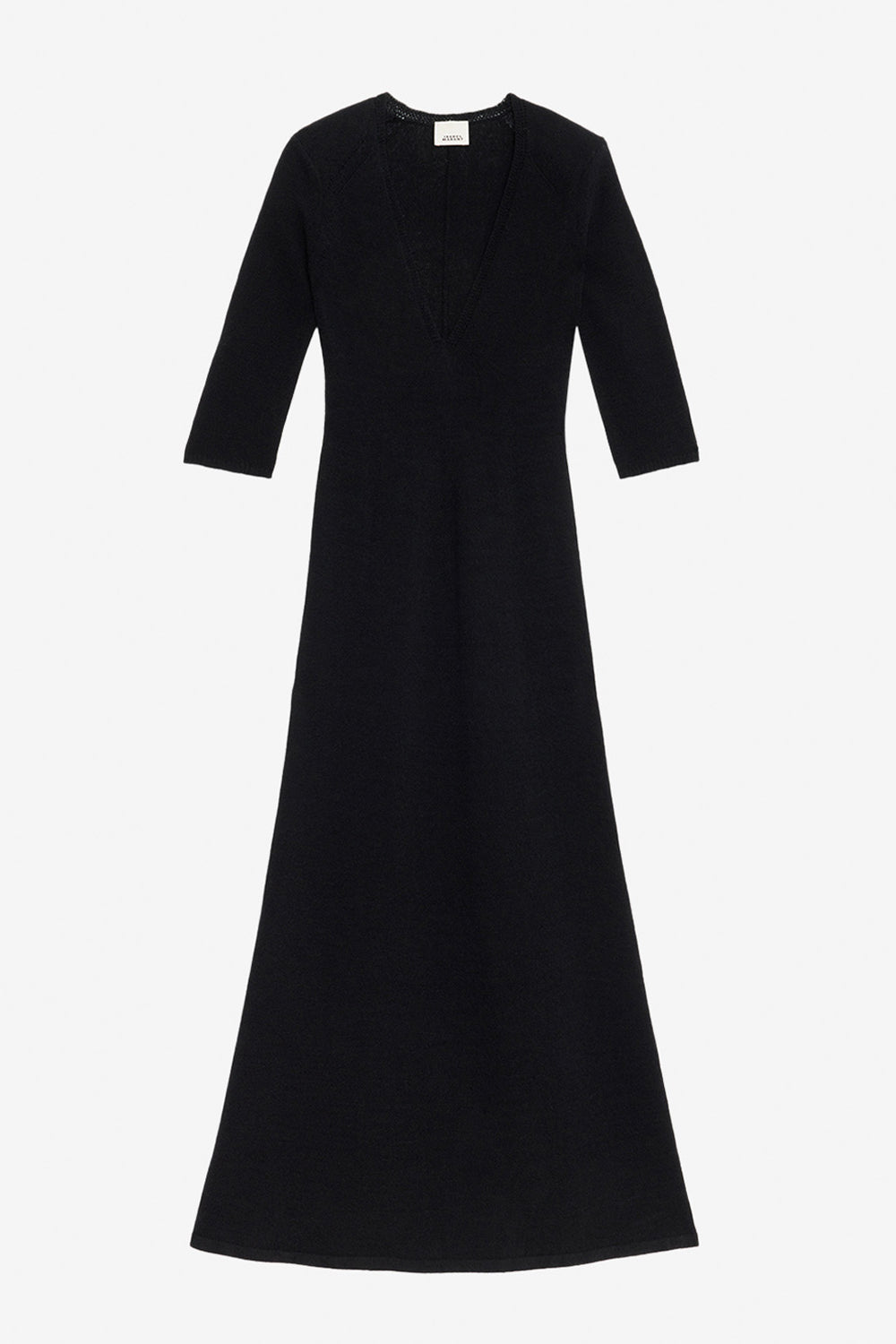 Robe longue salina en maille - Noir - Woman - 1