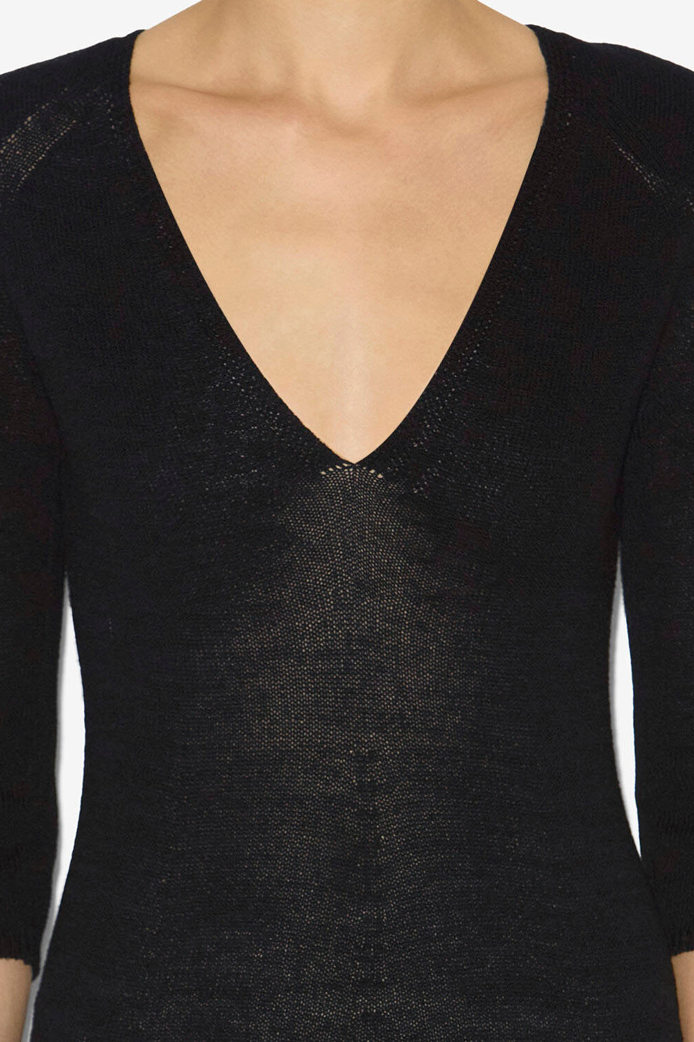 Robe longue salina en maille - Noir - Woman - 3