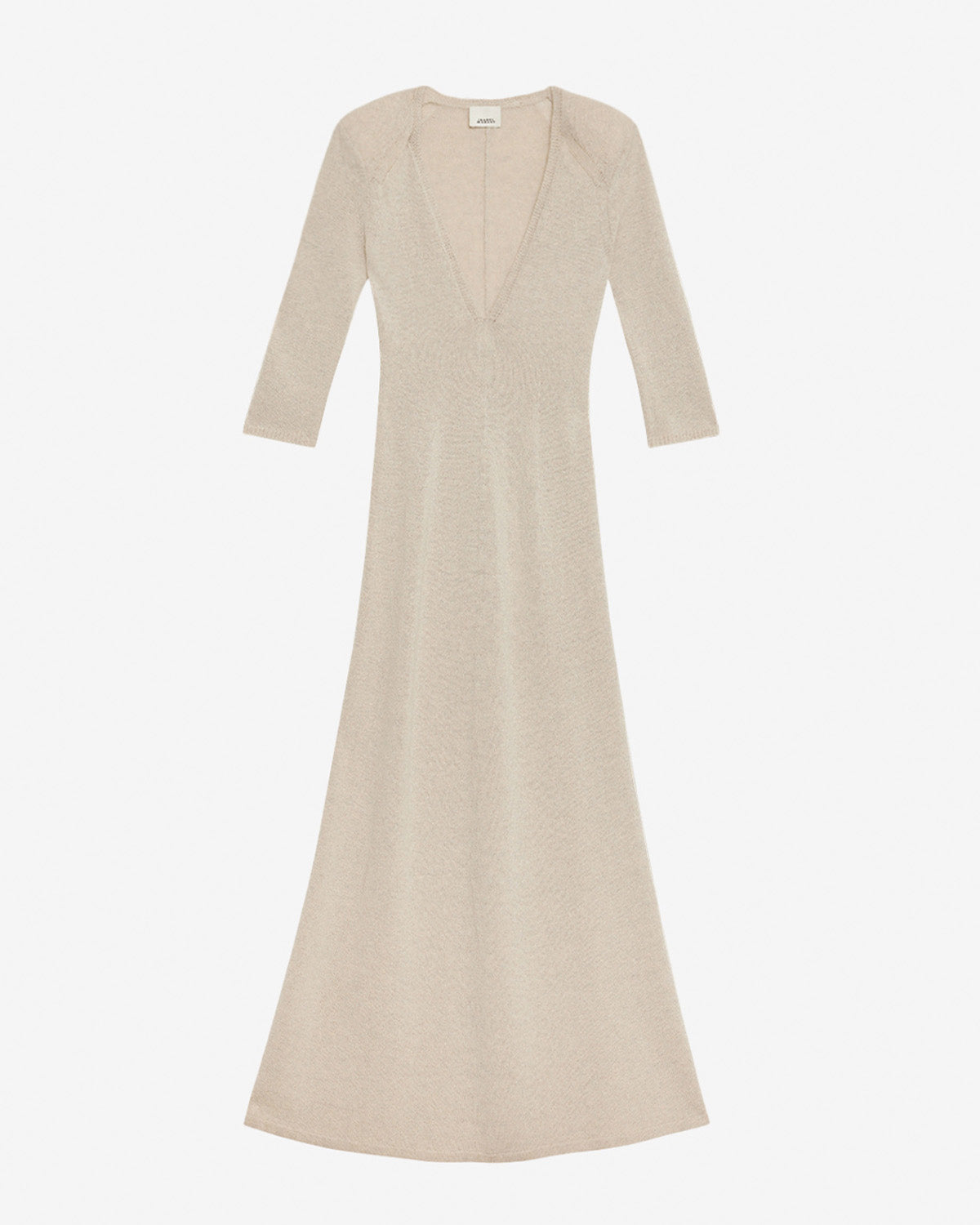 Abito lungo salina in maglia - Beige - Woman - 4