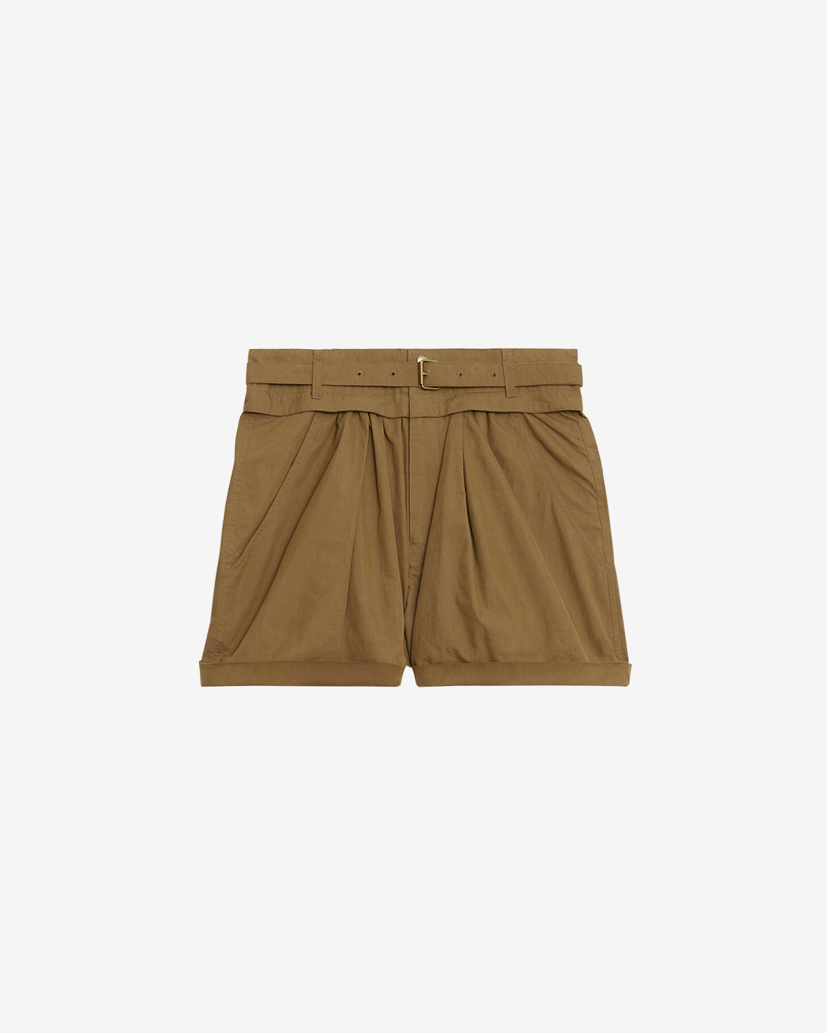 Danica コットン製 バックパッカー風 ショートパンツ - カーキ - Woman - 5